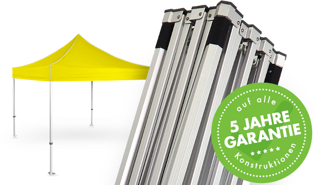 5 Jahre Garantie auf alle Konstruktionen